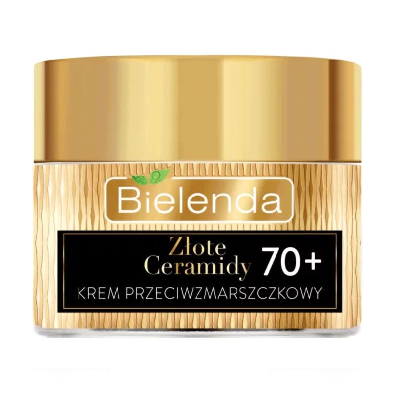 Ультра відновлювальний крем для обличчя Bielenda Golden Ceramides Cream день/ніч 70+, 50 мл
